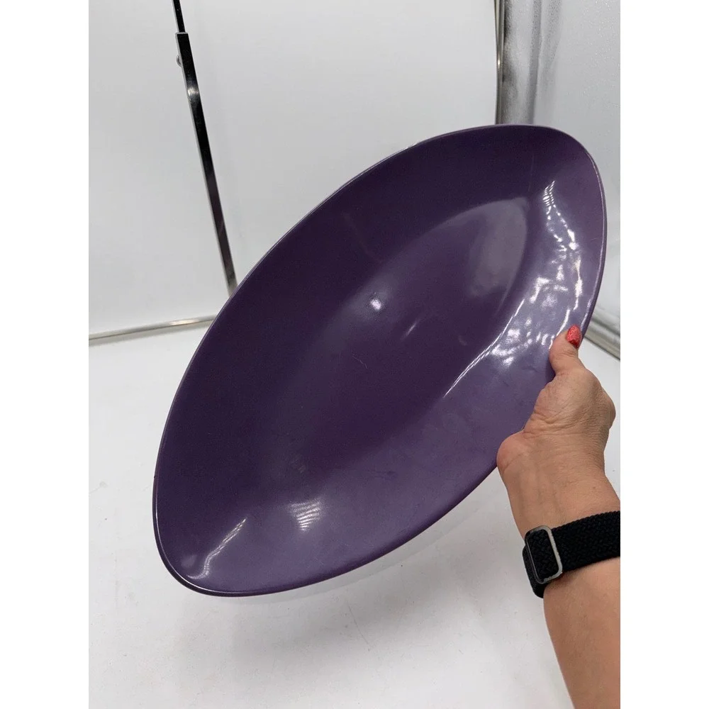 SengWare Purple Stoneware Oval Serving Platter Original SengWare Plate